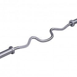 Olympic curled V-bar 50 mm 125 cm