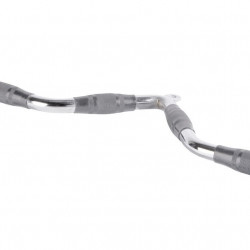 Angled biceps/triceps bar PU grip