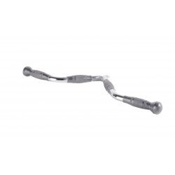 Angled biceps/triceps bar PU grip
