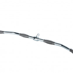 Lat bar chrome 95cm PU grip