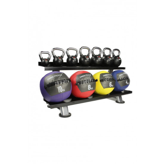 Rubber Kettlebell | Chromed handle 20 kg