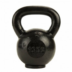 Lifemaxx Cast iron kettlebell Rubberen voet