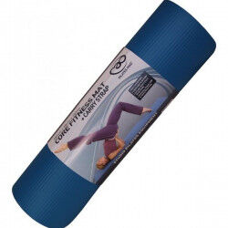 Core Fitness Mat 182 x 58 x 1 cm Zwart