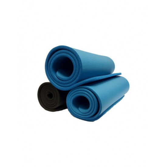 Core Fitness Mat 182 x 58 x 1 cm Zwart