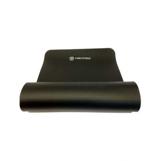 Core Fitness Mat 182 x 58 x 1 cm Zwart