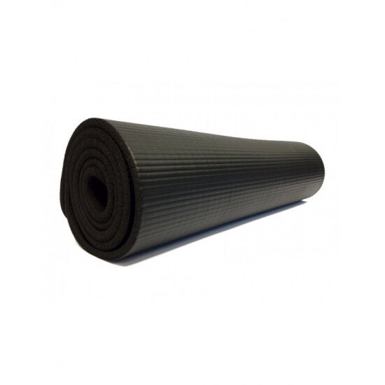 Core Fitness Mat 182 x 58 x 1 cm Zwart