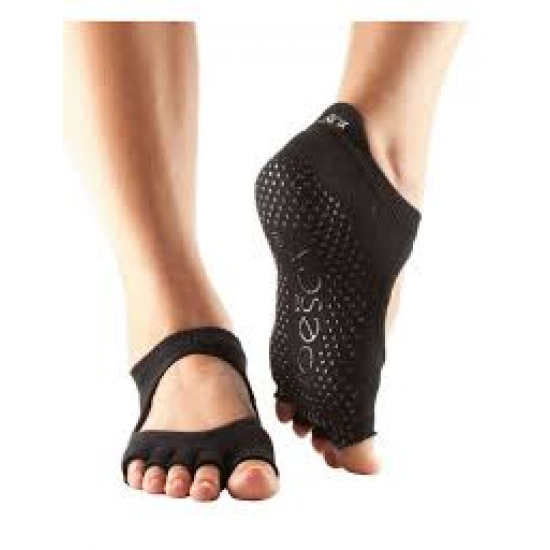 Toesox Bellarina sokken zonder tenen | Zwart S/M/L