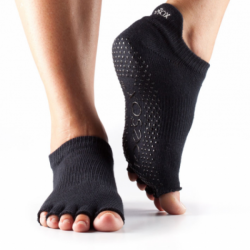 Enkelsokken zonder tenen ToeSox | Zwart S/M/L