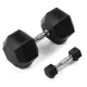 HAMMER Hexagon dumbbell met rubbercoating