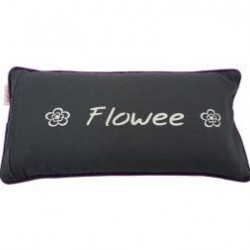 Flowee Spijkermat Kussen – Grijs-Wit