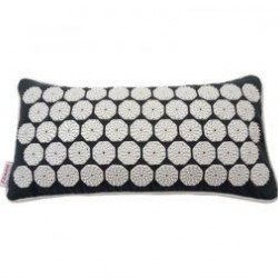 Flowee Spijkermat Kussen – Grijs-Wit