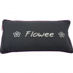 Flowee Spijkermat Kussen – Grijs-Wit