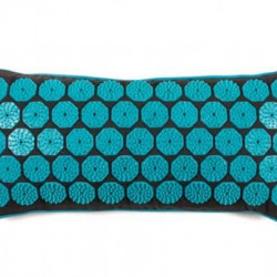 Flowee Spijkermat Kussen – Grijs-Blauw