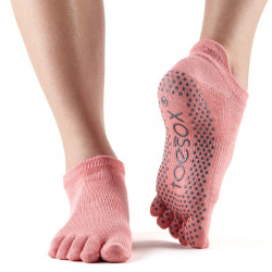 Antislip Enkelsokken Met Tenen ToeSox – Melon S/M