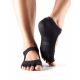 ToeSox Antislip Sokken zonder Tenen Plie Dans Sokken – Zwart S