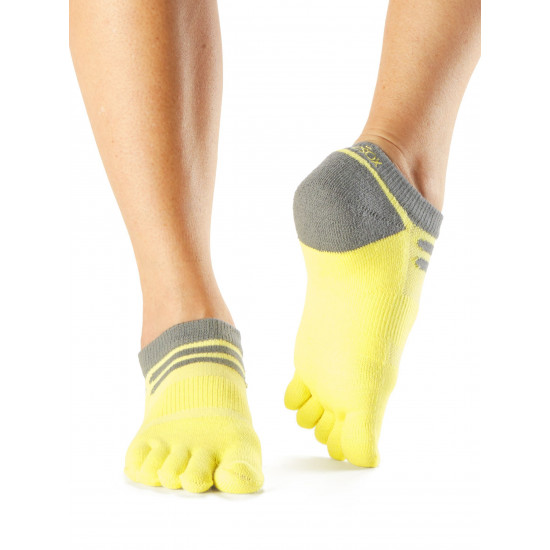 ToeSox Mediumweight Sport Sokken No Show In Zest S/M/L