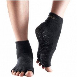 Sokken zonder Tenen Toesox Zwart XS/S/M/L