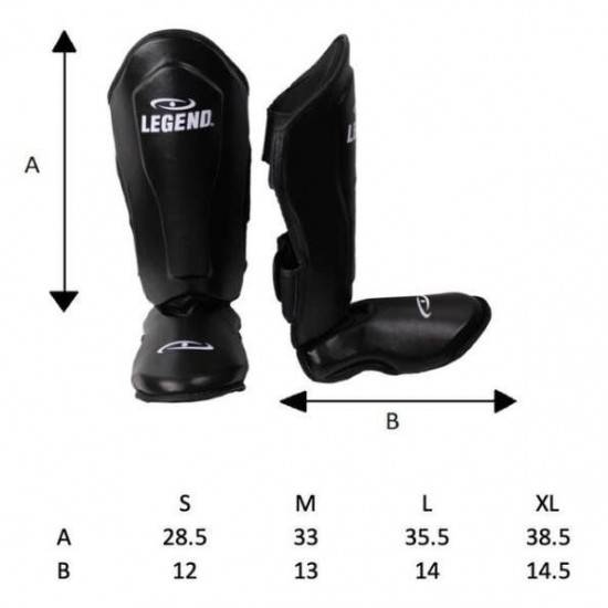 Legend Lederen Scheenbeschermers Legendary