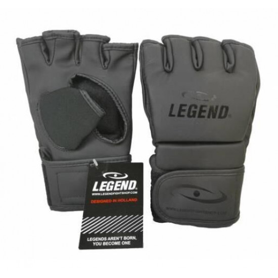 Legend Flow MMA handschoenen of Bokszak handschoenen mat zwart