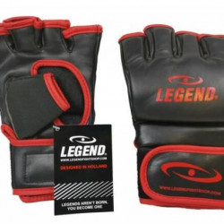 Legend Flow MMA handschoenen of Bokszak handschoenen zwart-rood 