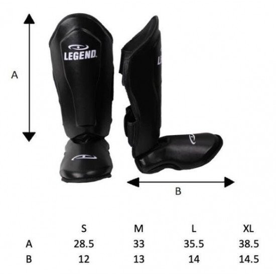 Legend Lederen Scheenbeschermers Legendary