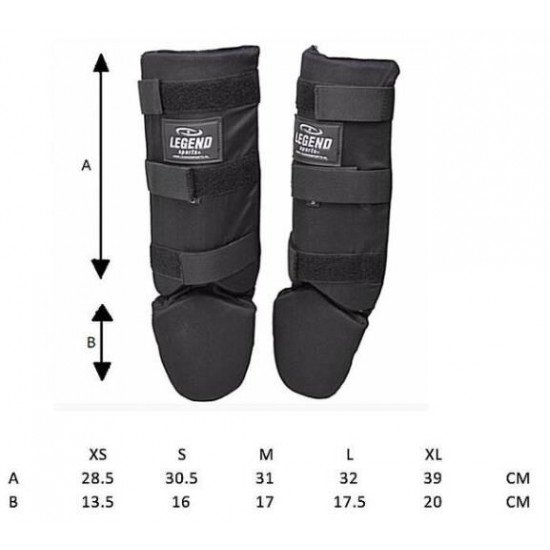 Legend Fast Scheenbeschermers Zwart of Roze Legend Fast Scheenbeschermers Zwart of Roze