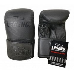 Lederen zakhandschoenen voor op de bokszak 