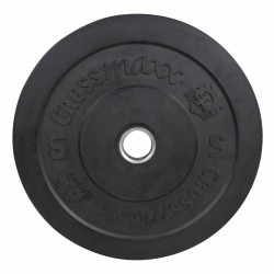 Rubberen Halterschijven Zwart 50mm 5 kg - 25 kg
