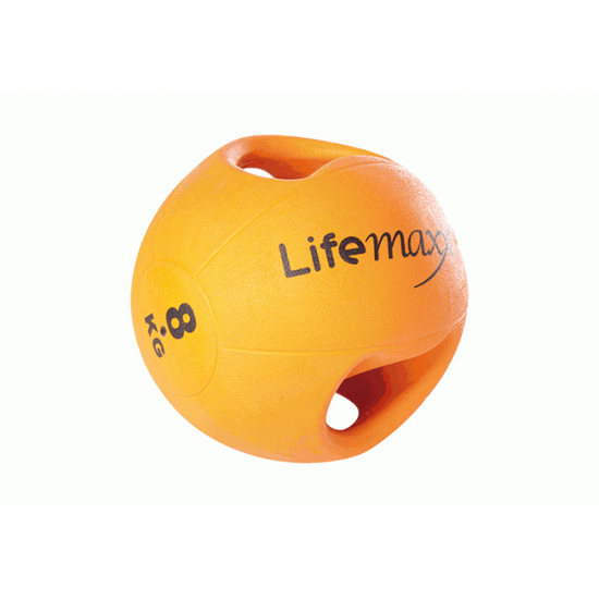 Double handle medicine ball