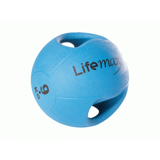 Double handle medicine ball