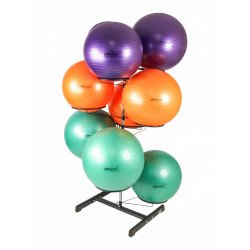 Gymball rack black 9 ballen Gymball rack black 9 ballen