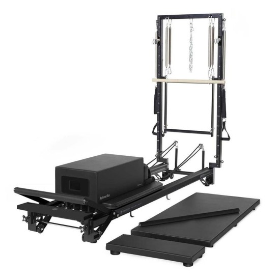 SPX Max PlusReformer Bundle Jet Black Pilatesapparaat