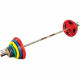Body-Solid Olympische Halterset - Gekleurd Rubber - 140 kg