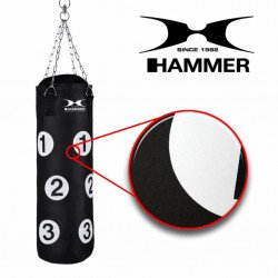 Hammer Boxing Punching bag Sparring met nummers, black, 80 x 30 cm Hammer Boxing Punching bag Sparring met nummers, black, 80 x 30 cm
