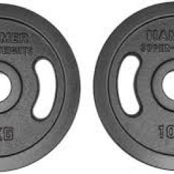 Hammer Olympische Halterschijven Gietijzer per Paar (1,25 t/m 25 kg)