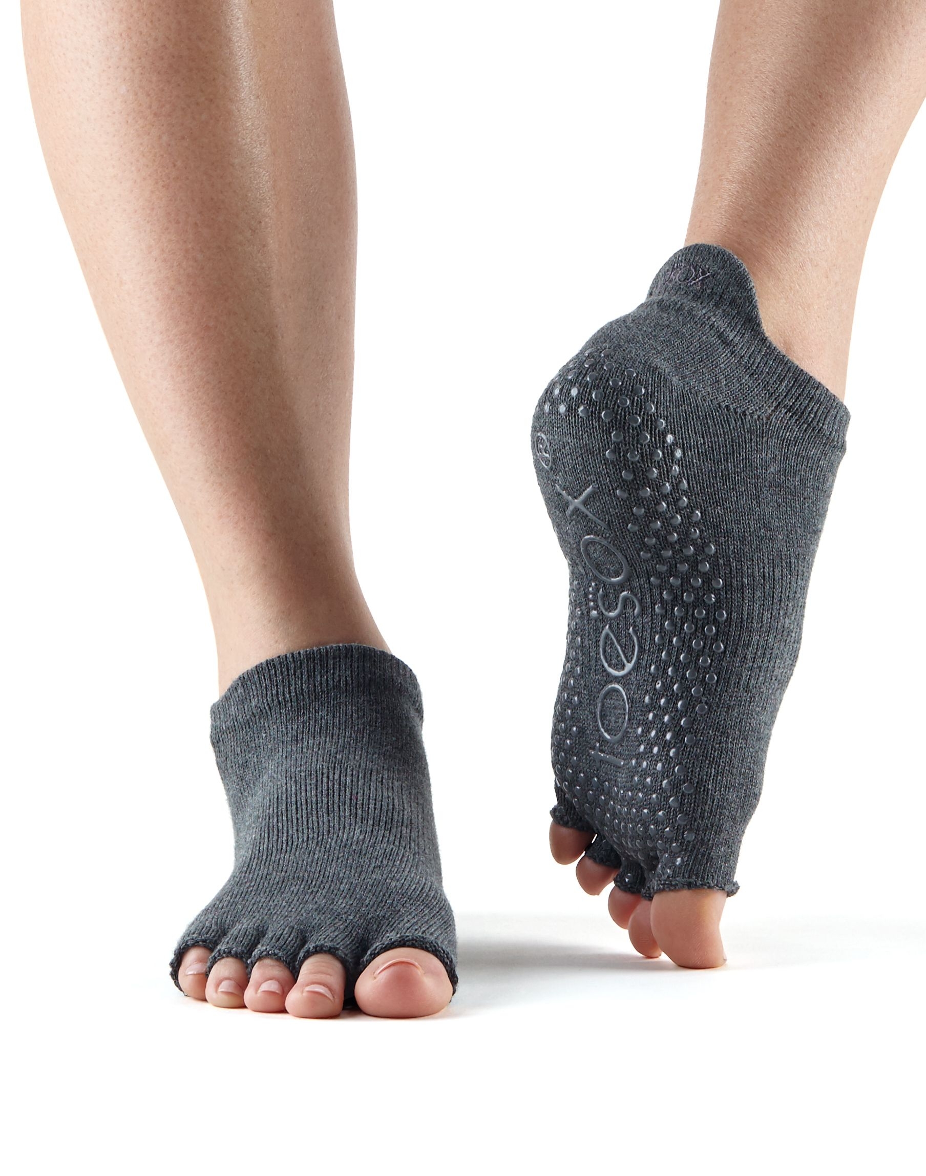 Antislip sokken enkel zonder tenen in Grey Kopen?