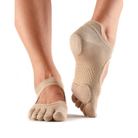 Antislip sokken met tenen prima bellarina Nude Toesox XS/S/M