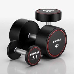 Compacte Dumbells PU 2,5 kg - 40 kg Compacte Dumbells PU 2,5 kg - 40 kg