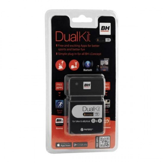 BDI22 DUAL kit verbinding met USB voor crosstrainers, loopbanden, hometrainers en roeiers