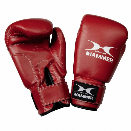 Hammer Boxing Bokshandschoenen Fit - PU -  Zwart of Rood6 OZ - Zwart