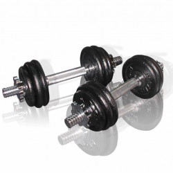 Toorx Dumbbellset 15 kg met Koffer
