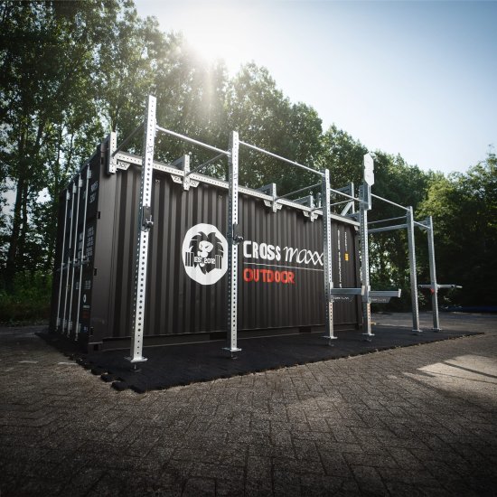 Ontdek de Crossmaxx® Outdoor Upright stand van 380cm, duurzaam en geschikt voor diverse buitentrainingen en homegyms.