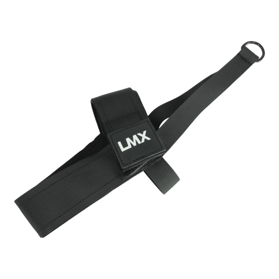 LMX.® Glute Kickback Strap - Sterk Nylon met Klittenband De LMX115 Glute kickback strap is perfect voor been- en stretchoefeningen. Eenvoudig te bevestigen en comfortabel door de voering.
