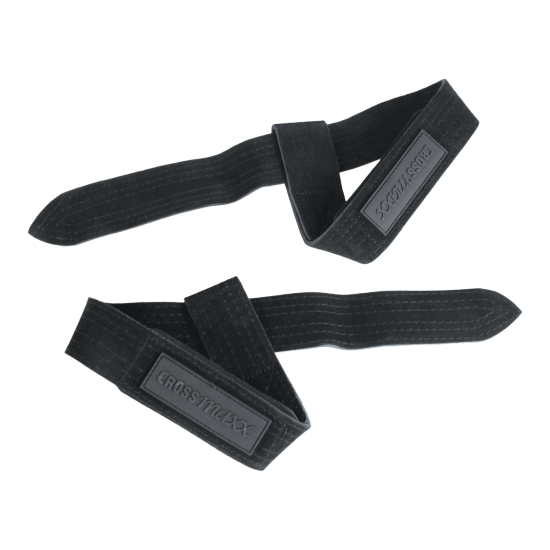 De LMX1827 Crossmaxx® Leather lifting straps zijn perfect voor weightlifting en crossfit, met neoprene padding voor extra comfort.