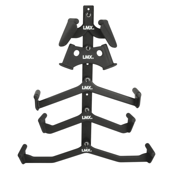 LMX1042 Foam grip wandopslag met robuust frame voor kabelaccessoires. Geschikt voor intensief gebruik in sportcentra. Bevestigingsmateriaal inbegrepen.