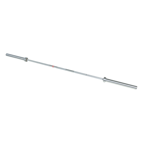 De LMX29 Crossmaxx® Powerlifting bar van 220cm en 20kg is ideaal voor powerliften, met duurzame hard chromen grip en hoge belasting capaciteiten.