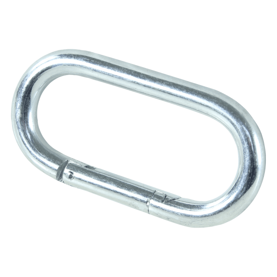 De LMX58 snaphook van Lifemaxx® is een sterke musketonhaak om kabelaccessoires veilig te bevestigen, met een diameter van 10 mm en een lengte van 100 mm.