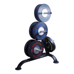 LMX85 Crossmaxx® Comp. bumper plate 50mm - black (5 - 25kg)