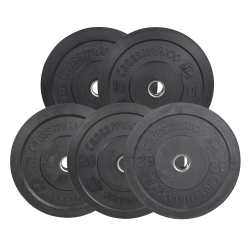 LMX87 Crossmaxx® bumper plate 50mm - black (5 - 25kg)
