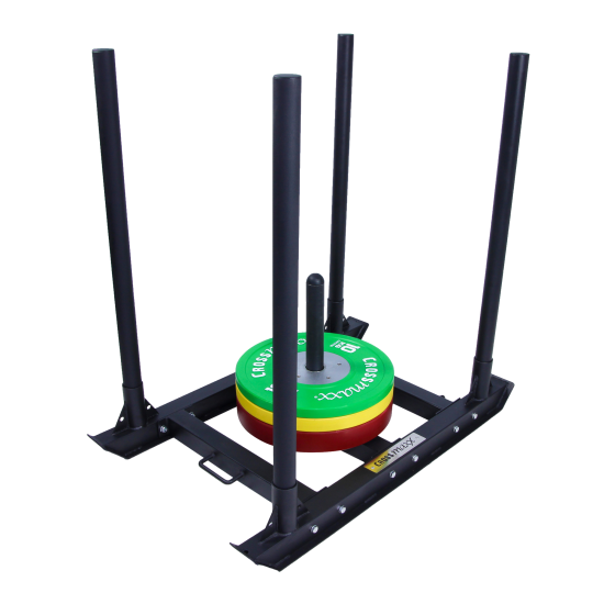 De LMX1023.A Crossmaxx® Low bar attachment maakt de Crossmaxx® power sled veelzijdiger en is geschikt voor intensief commercieel gebruik.